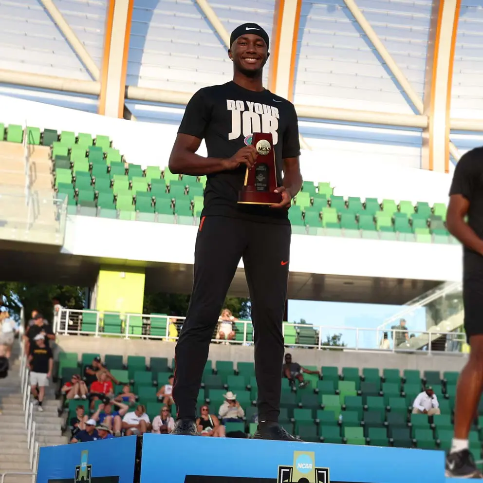 Malcolm Clemons wins NCAA Outdoor with 8.04m jump