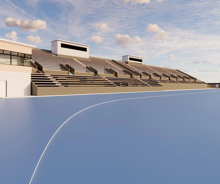Rendering of Track facility