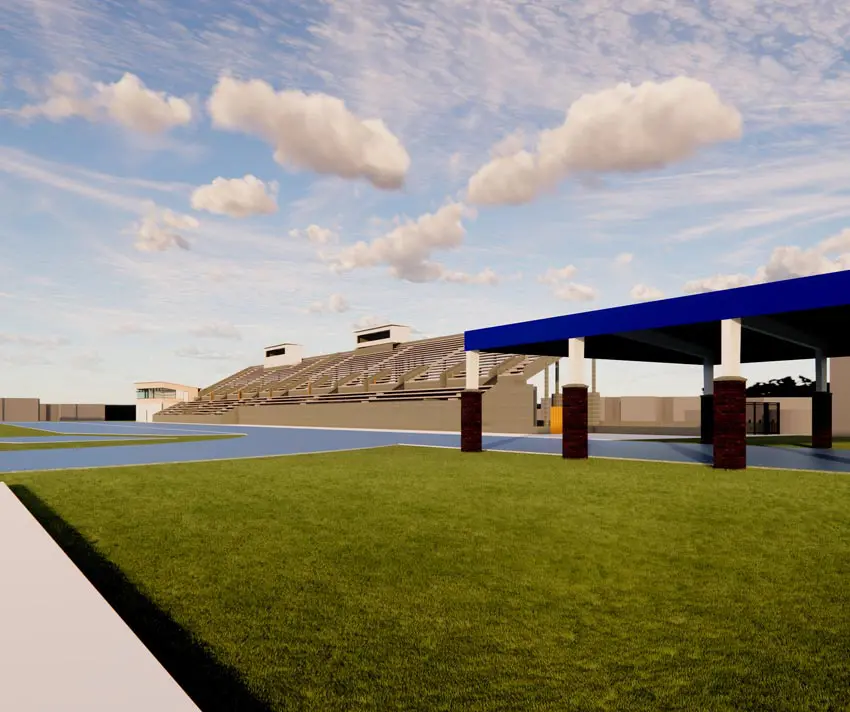 Rendering of Track facility
